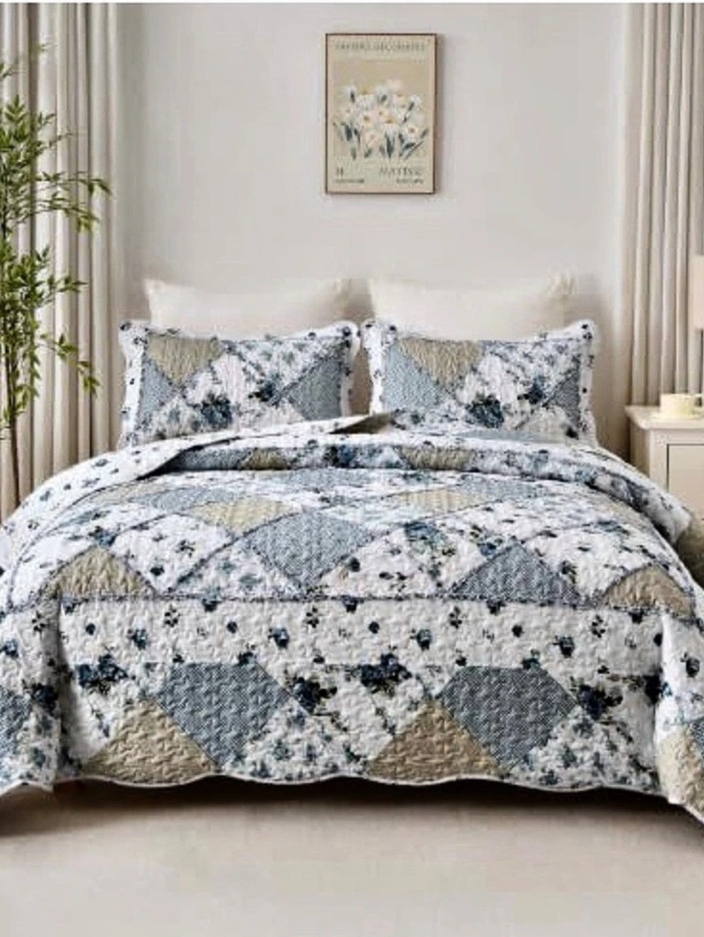 Blue Floral Patvhwork Quilt set

Simply Shabby Chic Blue Dascha Patchwork Quilt